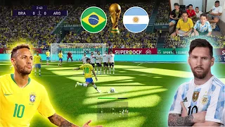 COMEÇOU A COPA DO MUNDO NO VÍDEO GAME! BRASIL x ARGENTINA ‹ Rikinho ›