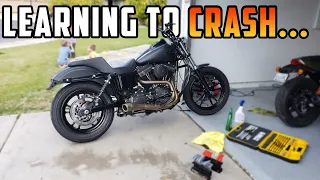 The Reality Of Learning To Drift Your Harley - Day 3 Practice...