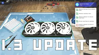 NEW 1.3 PC Building Simulator 2 Update - Swappable Radiator Fans, Phanteks, Apocalyptic Theme & More