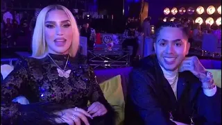 juan y kimberly en premios juventud