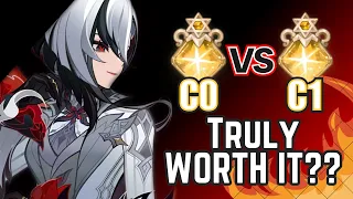 C0 vs C1 Arlecchino Full Comparison! Is it truly worth it, or actually a trap? - Genshin Impact