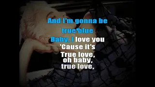 Madonna   True Blue Karaoke