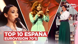 Top 10 Canciones de España en Eurovision | Años 70's