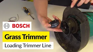 How to Load Trimmer Line on to a Bosch Grass Trimmer