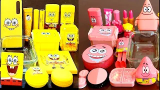 Spongebob Vs Patrickstar Slime Mixing Random Into Slime || Satisfying Slime Video ||  #LailaSlime