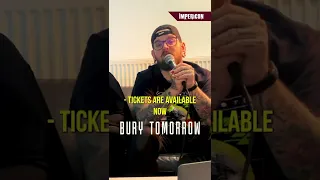 Bury Tomorrow - Impericon Festival 2023 Shoutout  #shorts #impericon