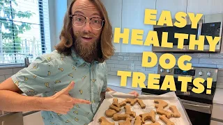 How to Make Dog Treats at Home! - Easy Peanut Butter Banana Dog Treats