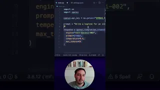 How to use OpenAI API in Python in 45 seconds!
