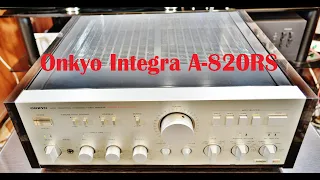 Усилитель Onkyo Integra A-820RS. Video review with disassembly, видеообзор с разборкой аппарата.