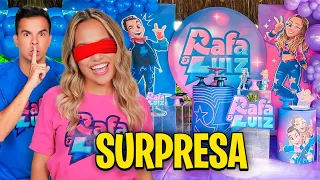 FIZ UMA FESTA SURPRESA PARA MINHA NAMORADA E ELA SE EMOCIONOU! - MUITO INCRÍVEL!