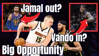 Lakers Huge Opportunity! No Jamal Murray? Jarred Vanderbilt Returns?