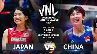 China vs Japan | Women's VNL 2023