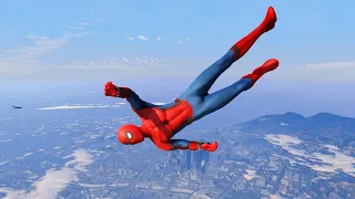 GTA 5 Ragdolls Spiderman Compilation #1 (Euphoria Physics, Fails, Jumps, Funny Moments)