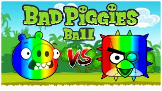Red Ball 4 - Disco Rainbow Piggies Ball vs Bird Factory - All Levels Gameplay Volume 3