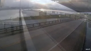 VIDEO: Driver jumps Daytona Beach drawbridge after crashing through traffic arm