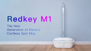 New Generation Electric Cordless Spin Mop--Redkey M1