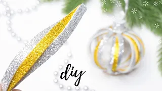 МК Елочная игрушка из фоамирана СВОИМИ РУКАМИ 🎄 DIY Christmas Ornaments