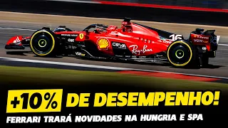 FERRARI ESPERA 10% A MAIS DE DESEMPENHO APÓS NOVAS ATUALIZAÇÕES | FÓRMULA 1 | GP EM CASA+