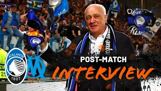 UEL SF 2nd leg |Atalanta 3-0 Olympique de Marseille| President Antonio Percassi's glee - ENG SUBs