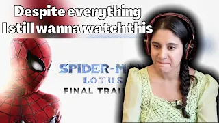 Spiderman: Lotus Final Trailer Reaction | Fanmade Spiderman film | Ashmita Reacts