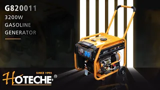 HOTECHE® 3200W Gasoline Generator G820011