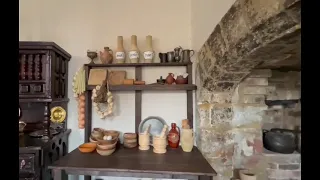 Ancient Kitchen & utensils replicated from 17/18 century.