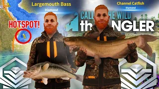 2 DIAMONDS In 30 Seconds. HOTSPOT! You need To fish HERE! Tips&Tricks | Call of the wild the angler.