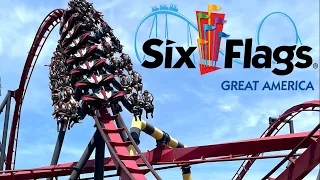 Six Flags Great America Tour & Review with The Legend