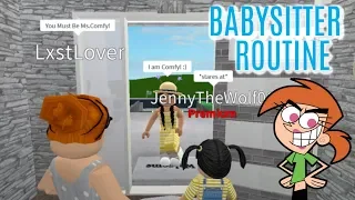 Babysitter of a DEVIL CHILD Daily Routine II Bloxburg Roblox