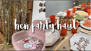 HEN PARTY HAUL! | ideas & inspiration for planning a hen do!