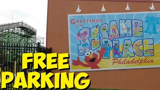 SAVE MONEY ON PARKING AT SESAME PLACE- OLD RIDES & DECORATIONS FOUND