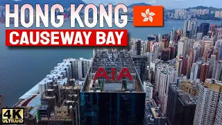 Causeway Bay | 4K Fly Over Montage | DJI Mavic Mini 2 | Hong Kong (2021) | Drone Highlights 🇭🇰