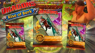 FIRST PACKS OF THE NEW SEASON!!!! | Dragons: Rise Of Berk #207