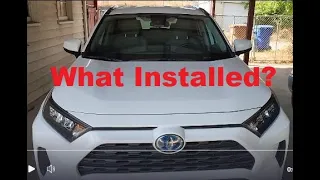 Rav4 hybrid accessories installed