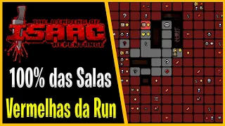 FIZ TODAS AS SALAS VERMELHAS DE TODOS OS ANDARES - The Binding of Isaac Repentance - #972 PTBR