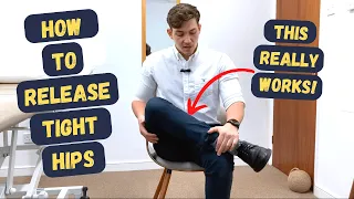 How to Release Tight Hips in 2 Minutes from a Chair!
