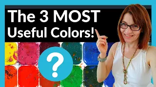 How To Mix Watercolors (The 3 MOST useful colors!)