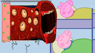 ZOMBIE WORM!!!, PEPPA PIG FRIENDS TURNS INTO ZOMBIES ??? PEPPA PIG FUNNY ANIMATION