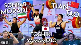 Battle at 96kg w/ Seb, Zack , & Eoin REACTION | M96 Asian Weightlifting Champs