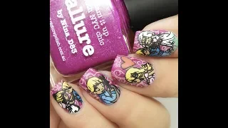 DIY Valentines Nails ||Reverse Stamping Technique||