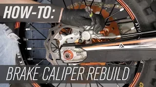 How To Rebuild a Brake Caliper On a Dirt Bike