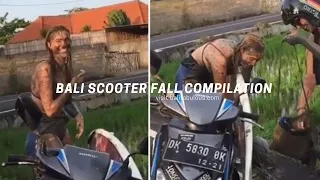 Bali Tourist Scooter Fail Compilation