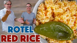So Easy!!! Mexican Red Rice Recipe - Rotel Red Rice With Chiles Recipe - Glen And Friends Cooking