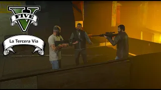 GTA V PC Gameplay Misión - La Tercera - Vía 4k HD Con Subtítulos en Español