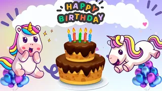 Unicorn "Happy Birthday" song | Unicórnio Parabéns Para Você