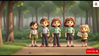 The Secret of Whispering Woods - Animated cartoon Story for Kids