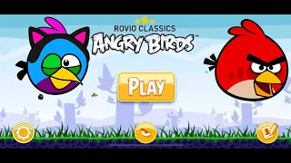 BJ’s Gaming: Angry Birds Classic Filling In Gaps On Poached Eggs To Level 1-21 (Gameplay On Screen)