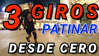 💜 APRENDER a patinar DESDE CERO | GIRO Natural | Principiantes