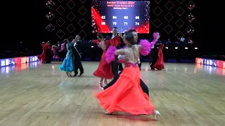 WDSF ranking competition Amber Couple 2024.WDSF Open Senior III ST