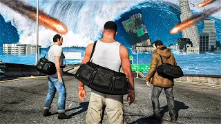 TODOS los FINALES del MUNDO de GTA 5... 🌎🔥 (Película)